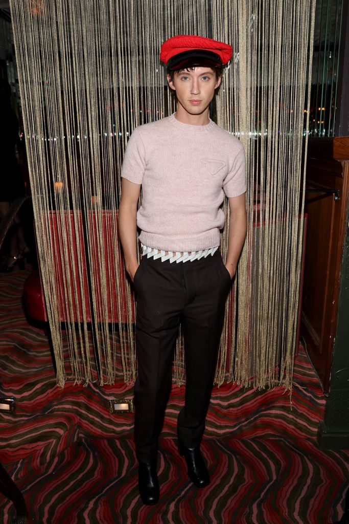 Troye Sivan attends W Magazine, Mark Ronson, and Gucci's Grammy After-Party at Bar Marmont on February 04, 2024 in Los Angeles, California.