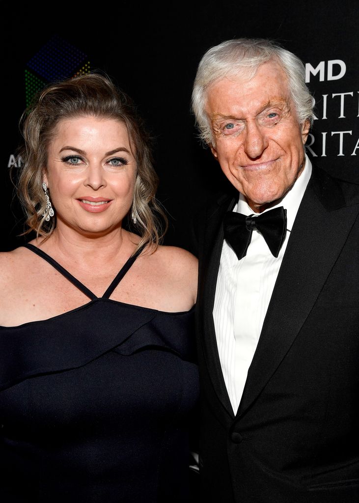 BEVERLY HILLS, CA - OCTOBER 27:  Dick Van Dyke (R) and Arlene Silver attend the 2017 AMD British Academy Britannia Awards Presented by American Airlines And Jaguar Land Rover at The Beverly Hilton Hotel on October 27, 2017 in Beverly Hills, California.  (Photo by Frazer Harrison/BAFTA LA/Getty Images for BAFTA LA)