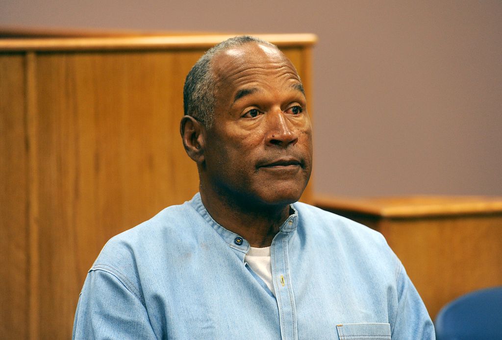 O.J. Simpson attends his parole hearing at Lovelock Correctional Center July 20, 2017 in Lovelock, Nevada. Simpson is serving a nine to 33 year prison term for a 2007 armed robbery and kidnapping conviction.