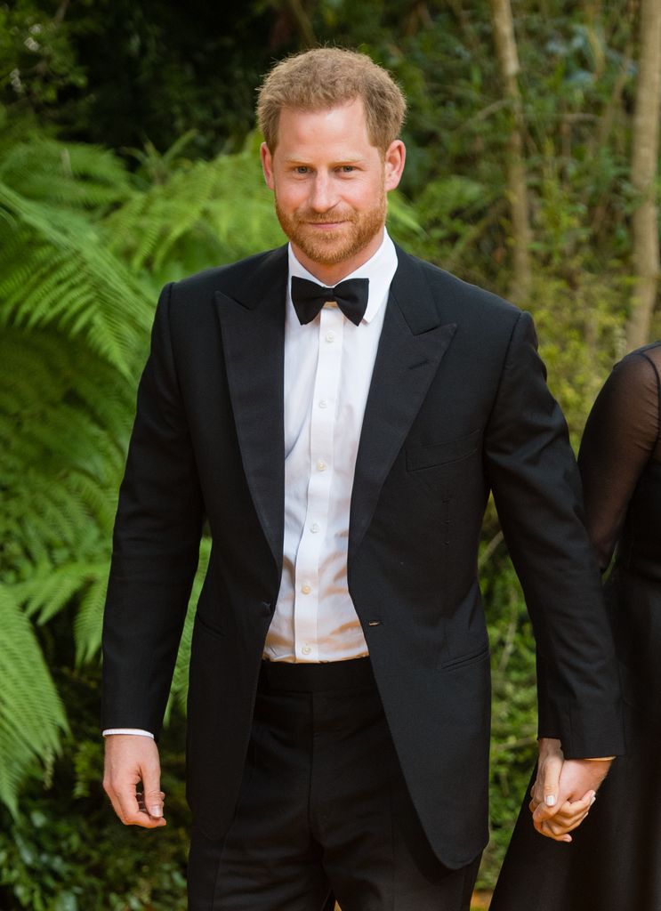 Prince Harry, Duke of Sussex attends "The Lion King" European Premiere at Leicester Square on July 14, 2019 in London, England