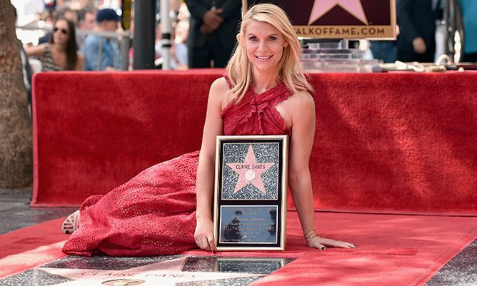 Claire Danes on walk of fame
