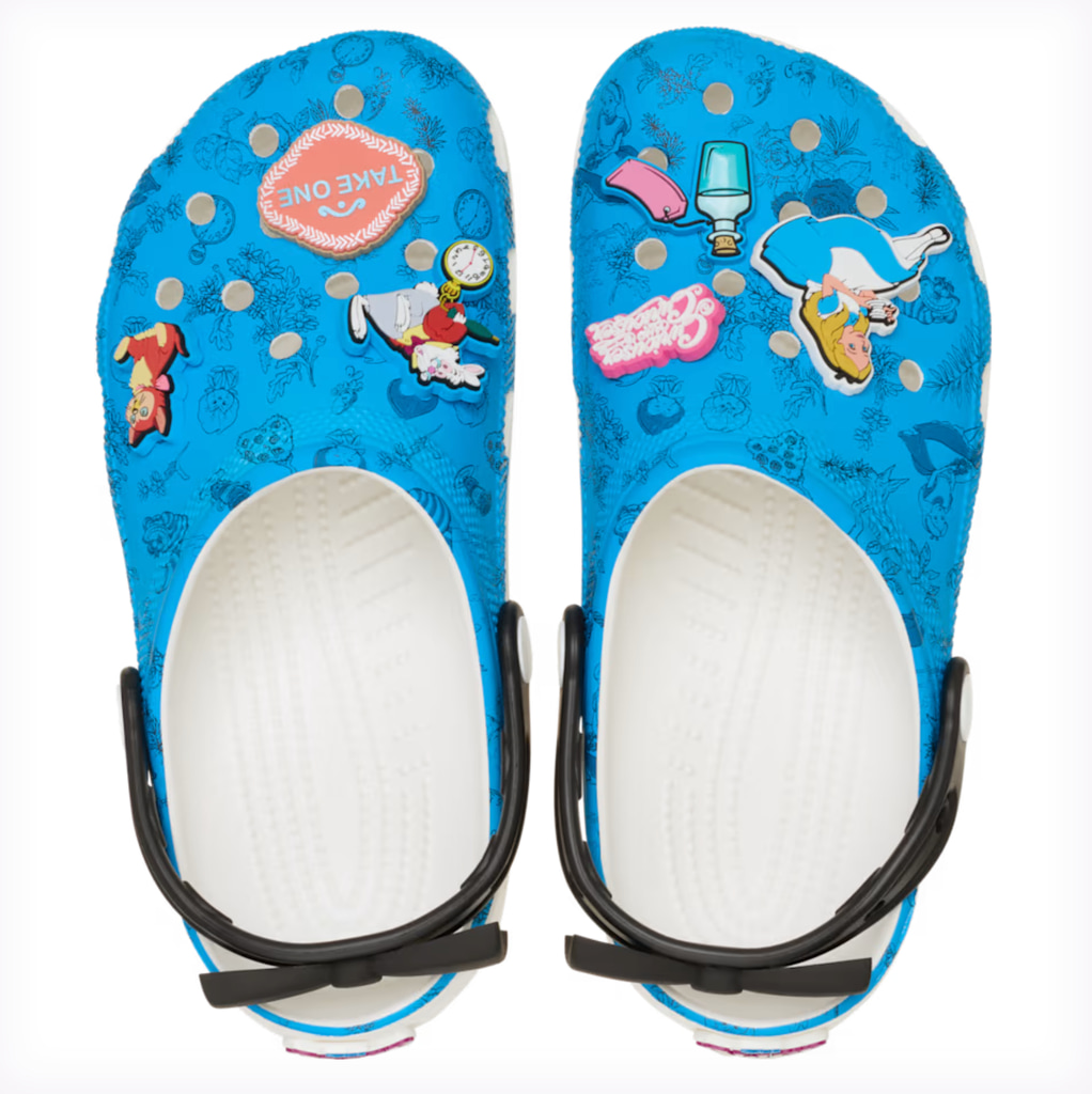 Alice in Wonderland crocs