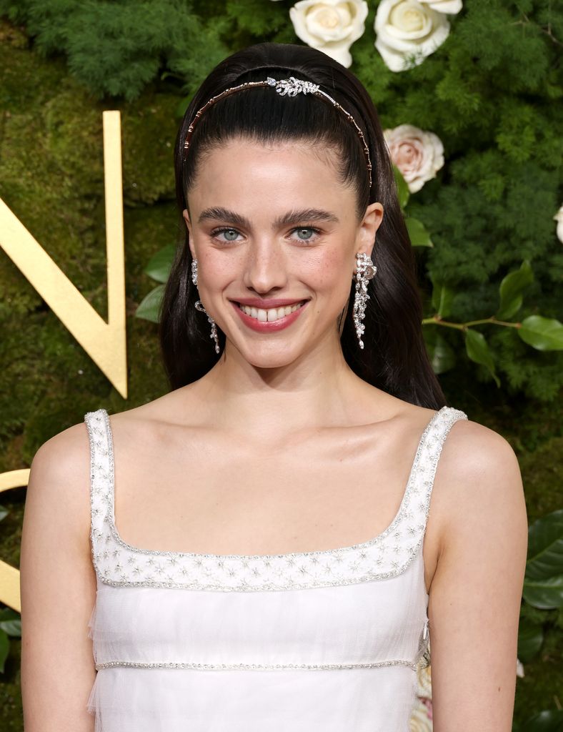 Margaret Qualley attends the 82nd Annual Golden Globe Awards at The Beverly Hilton on January 05, 2025 in Beverly Hills, California