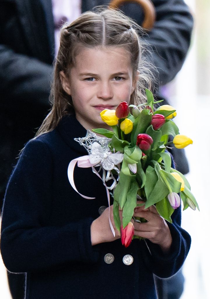 Princess Charlotte of Wales  visits Cardiff Castle on June 04, 2022 in Cardiff, Wales. The Platinum Jubilee of Elizabeth II is being celebrated from June 2 to June 5, 2022, in the UK and Commonwealth to mark the 70th anniversary of the accession of Queen 