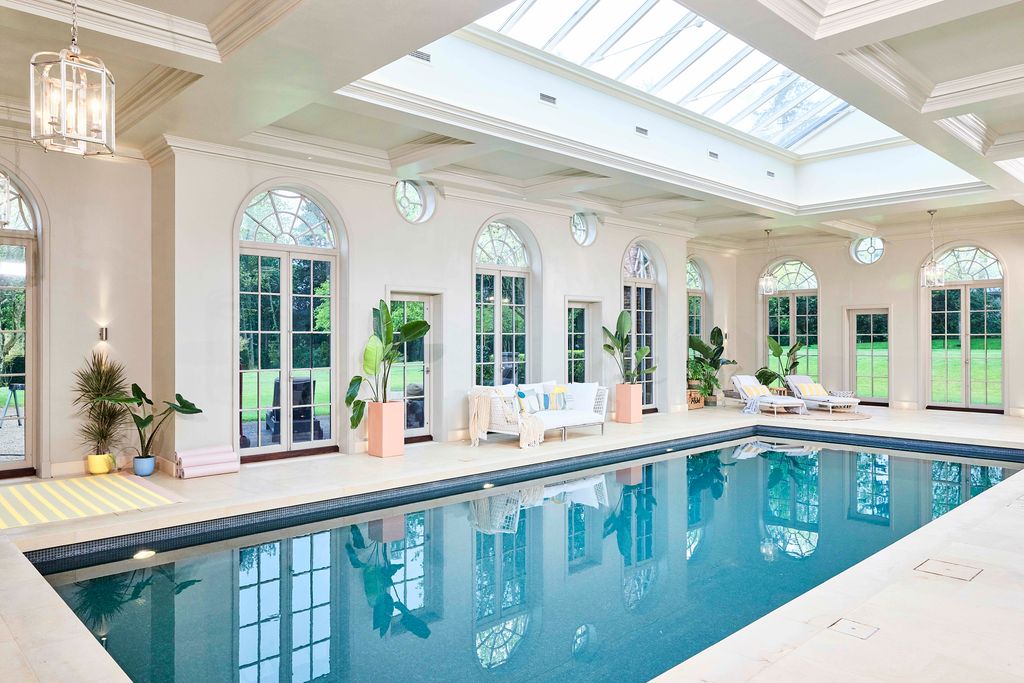 The mums and dads can use the idyllic pool