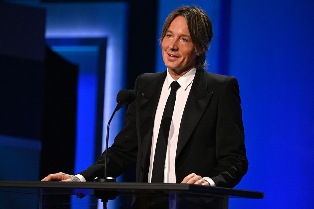 Keith Urban speaks onstage during the 49th AFI Life Achievement Award: A Tribute To Nicole Kidman