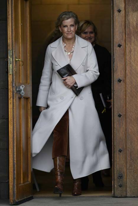 Sophie Wessex Turns Heads In Seriously Elegant Coat For Poignant Church Service Hello 4632