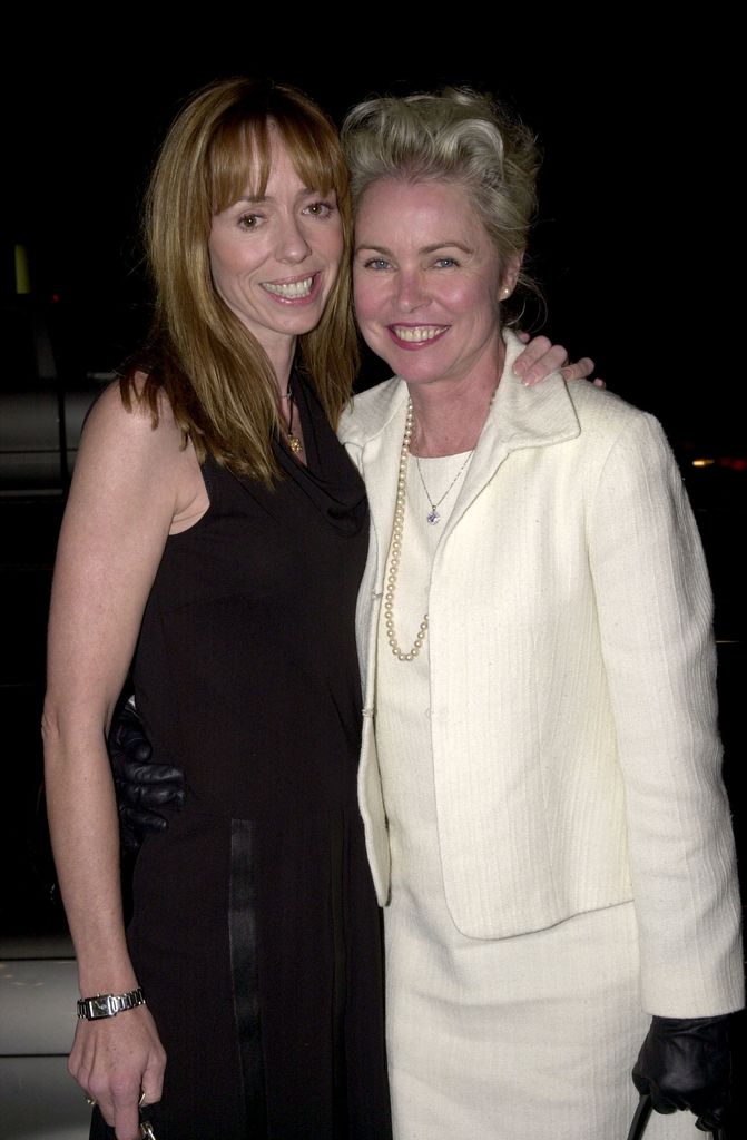 MacKenzie Phillips & stepmother Michelle Phillips at Los Angeles Premiere of Lost In the Pershing Point Hotel, 2001