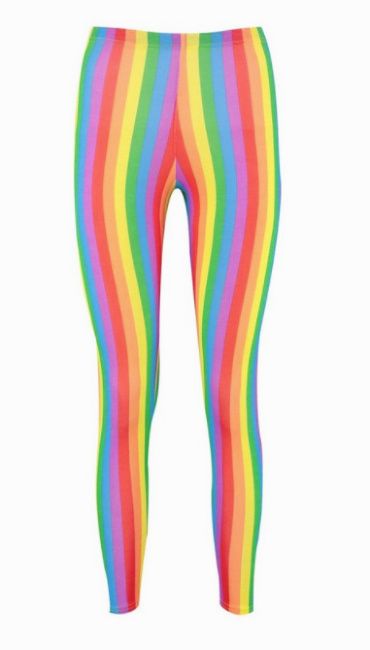 pride rainbow leggings