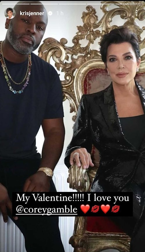 Kris sends her love to Corey