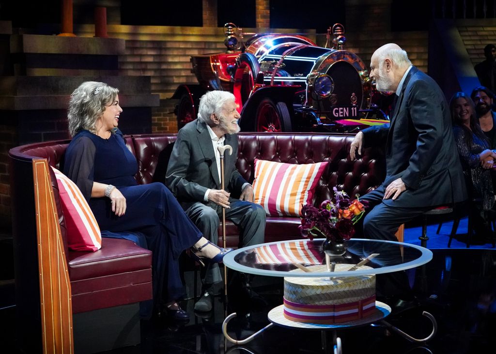 Arlene Silver, Dick Van Dyke, and Rob Reiner at the CBS Original Special DICK VAN DYKE: 98 YEARS OF MAGIC, scheduled to air on the CBS Television Network.