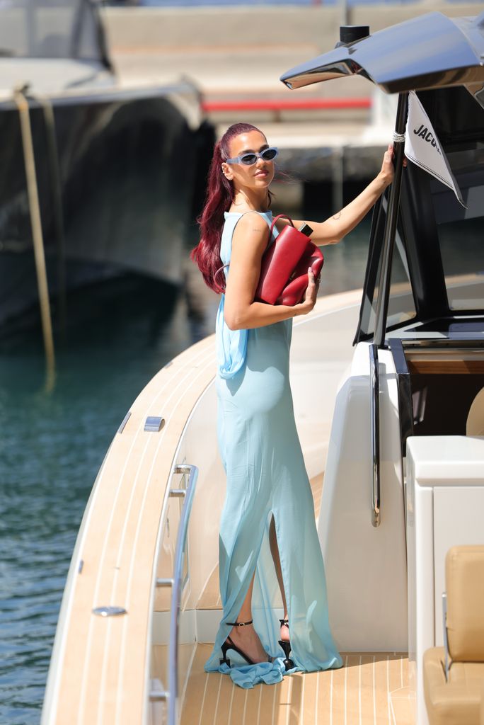 Dua Lipa attends the Jacquemus "La Casa" Cruise at Casa Malaparte on June 10, 2024 in Capri, Italy. 