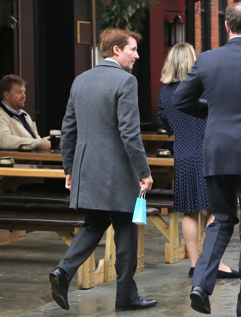 James Blunt seen out in London on Friday