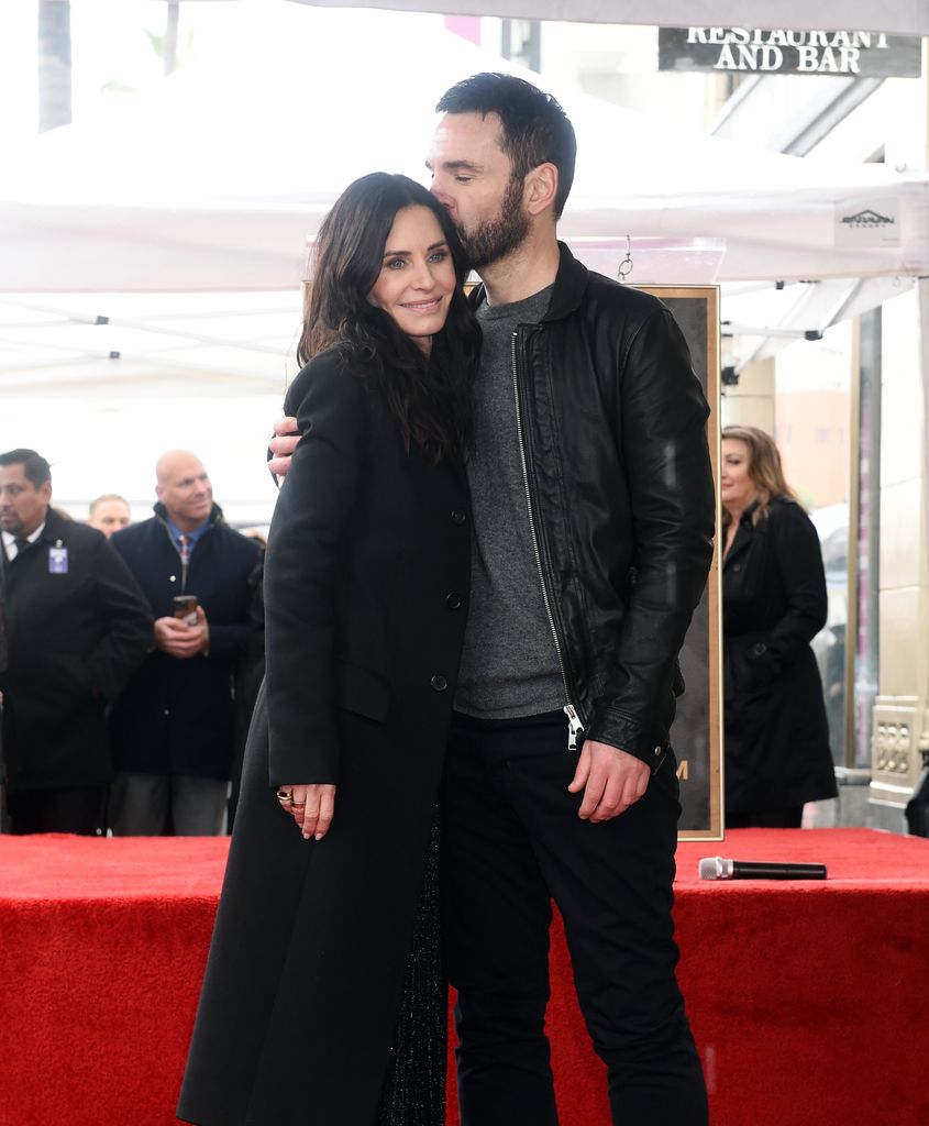 Courteney Cox and Johnny McDaid 