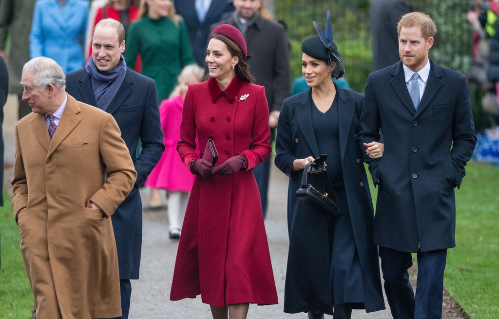 Príncipe Harry e Meghan Markle com Príncipe William e Kate Middleton