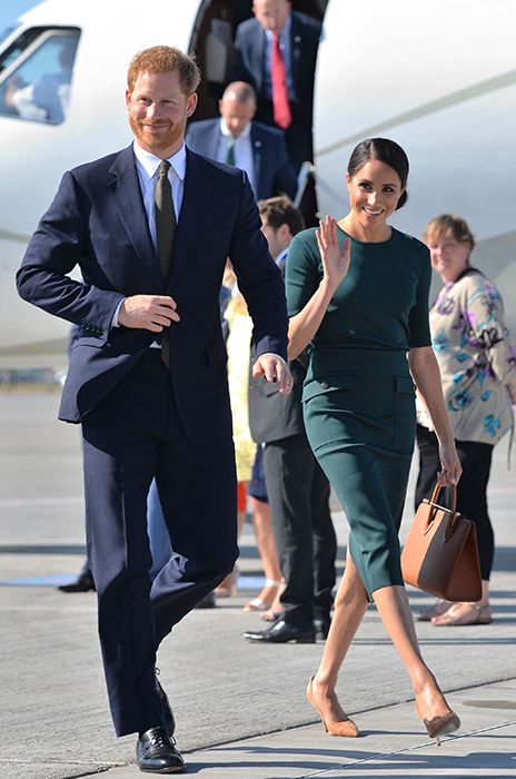 prince harry and meghan markle airport