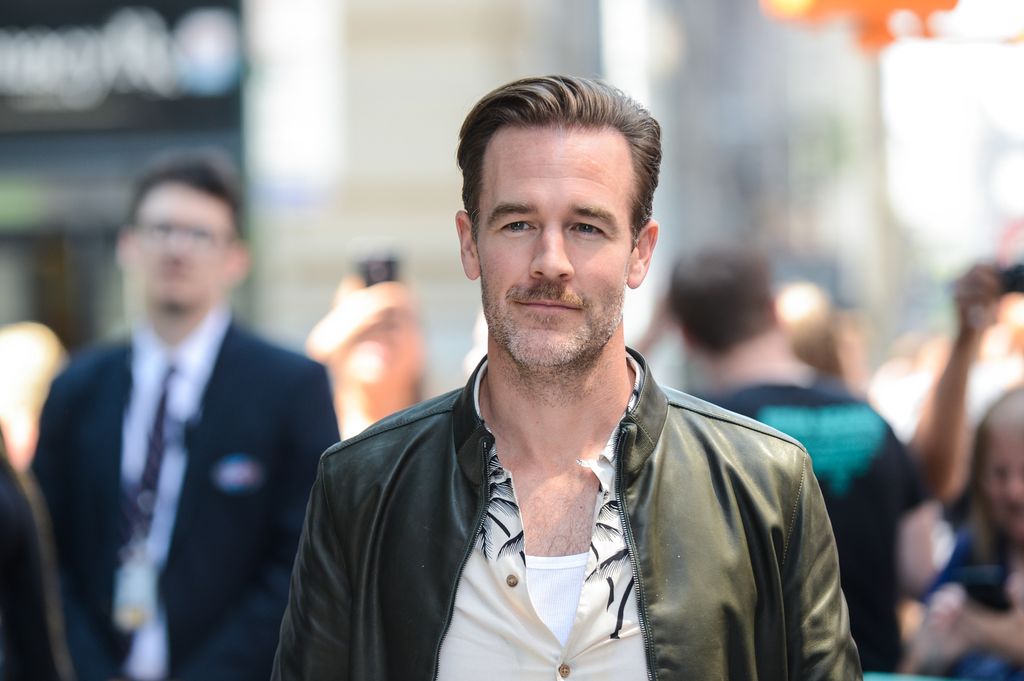 Actor James Van Der Beek leaves the "AOL Build" taping at the AOL Studios on August 03, 2017 in New York City.