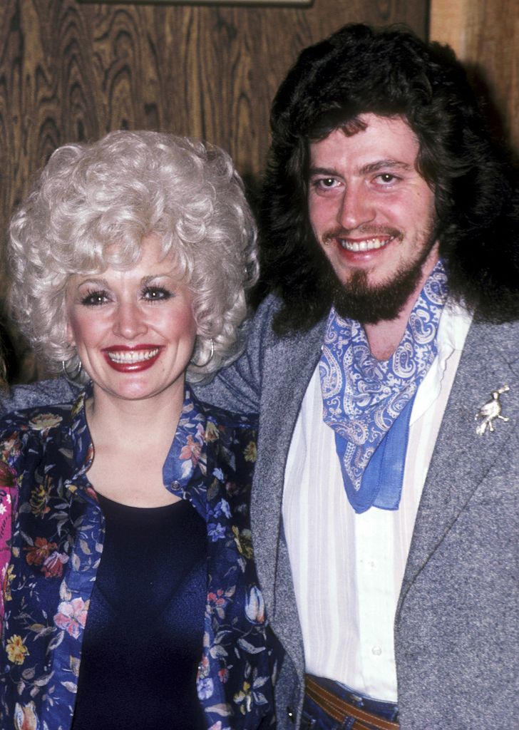 Musicians Dolly Parton, and her brother Floyd Parton at Bearsville Studios in North Hollywood, California for the recording of Freida Parton's Self-Titled Album-'Freida Parton' on January 15, 1981