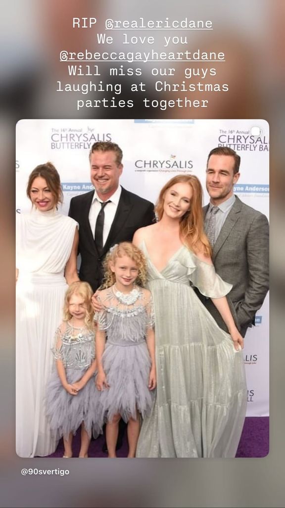 Kimberly, l'épouse de James Van Der Beek, rend un hommage sincère à Eric Dane : « Nos gars vont rire » 1 L'épouse de James Van Der Beek, Kimberly, rend un hommage sincère à Eric Dane :