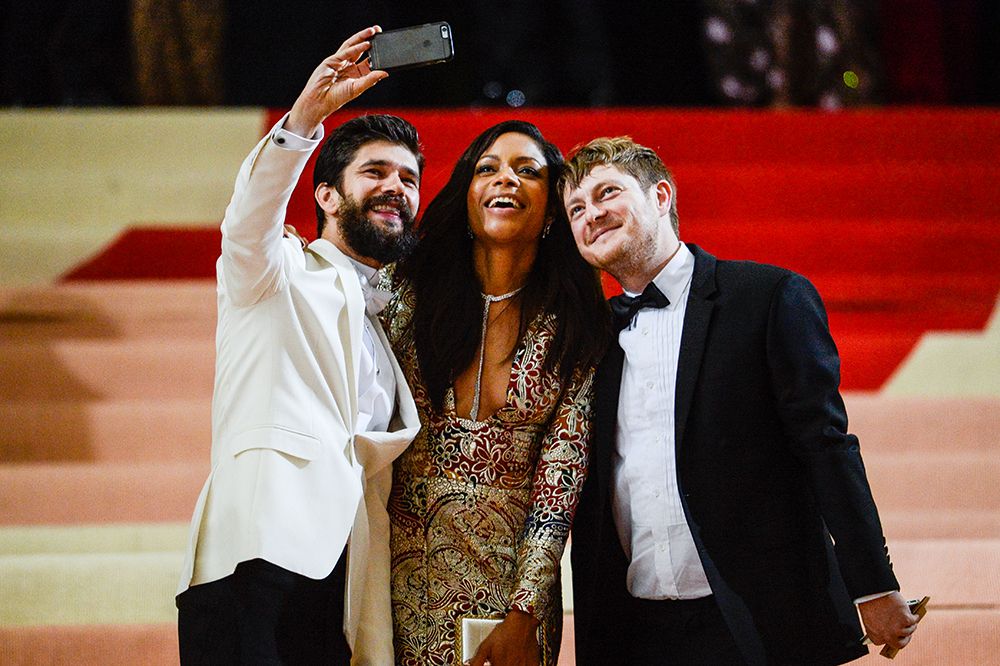 Ben Whishaw and Mark Bradshaw at the Met Gala in 2016