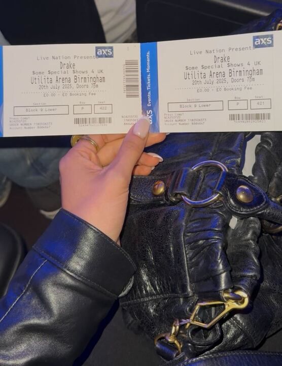 Billets via Live Nation