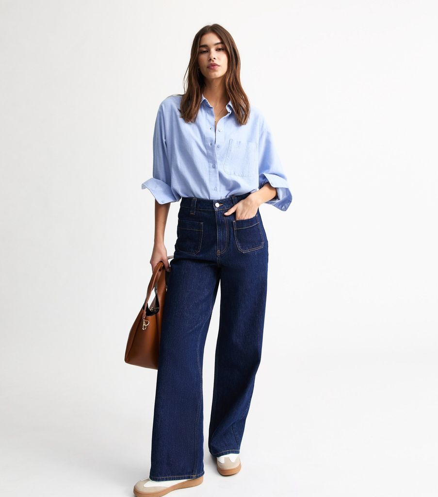 SHOP SIMILAR: New Look Wide Leg Jeans