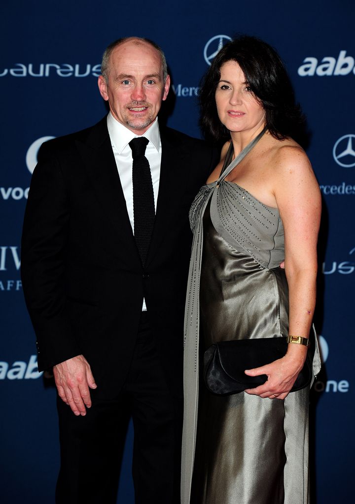 Barry McGuigan and his wife Sandra in 2010