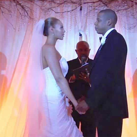 beyonce jay z wedding
