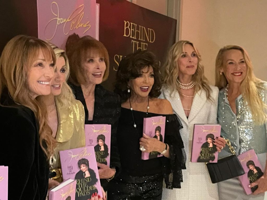 Joan Collins at her book launch 