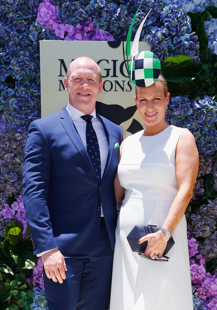 Zara Phillips and Mike Tindall  attend the  Magic Millions Raceday on January 14, 2017 in Gold Coast, Australia.