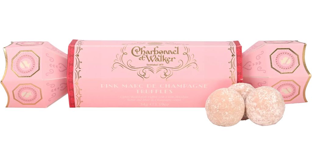 Charbonnel et Walker Pink Marc De Champagne Chocolate Truffle Cracker