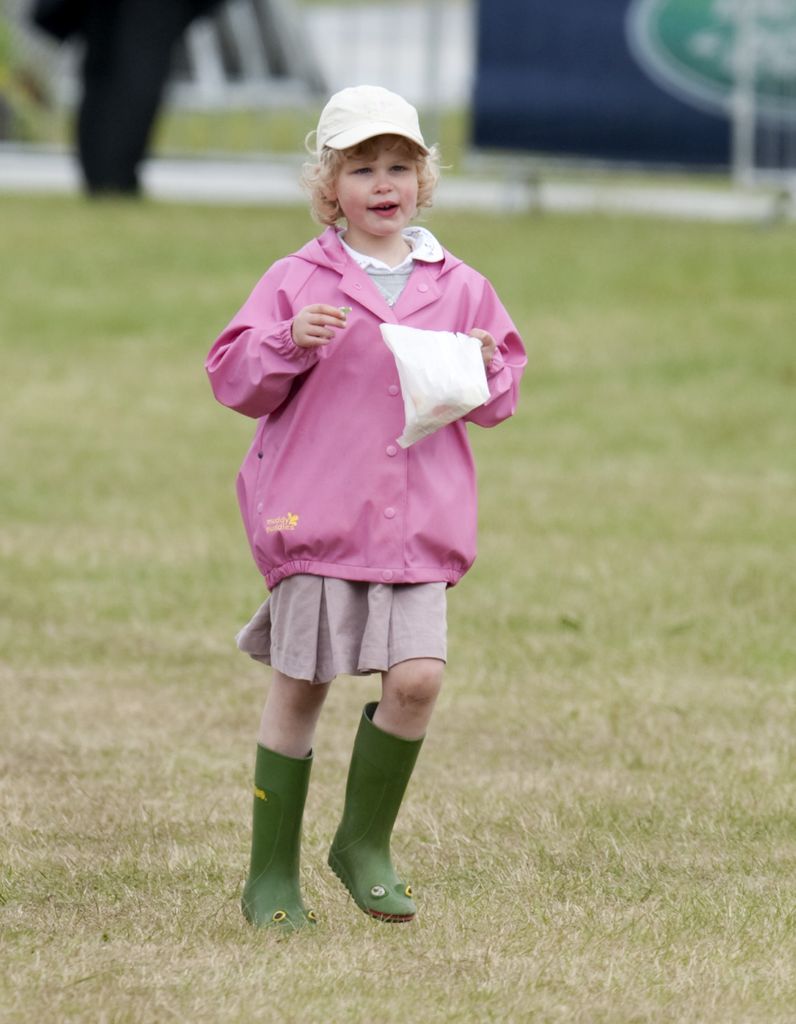 Lady Louise At The Windsor Horse Show In Windsor, Berkshire. 