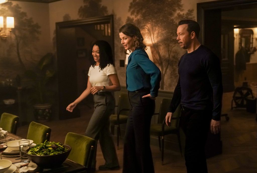 Sonequa Martin-Green as Lena Silver, Bridget Moynahan as Erin Reagan Boyle, and Donnie Wahlberg as Danny Reagan
