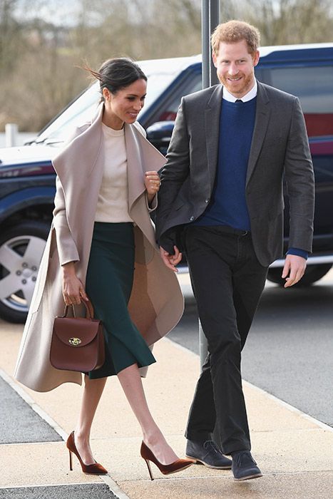 prince harry and meghan markle smile arrival northen ireland