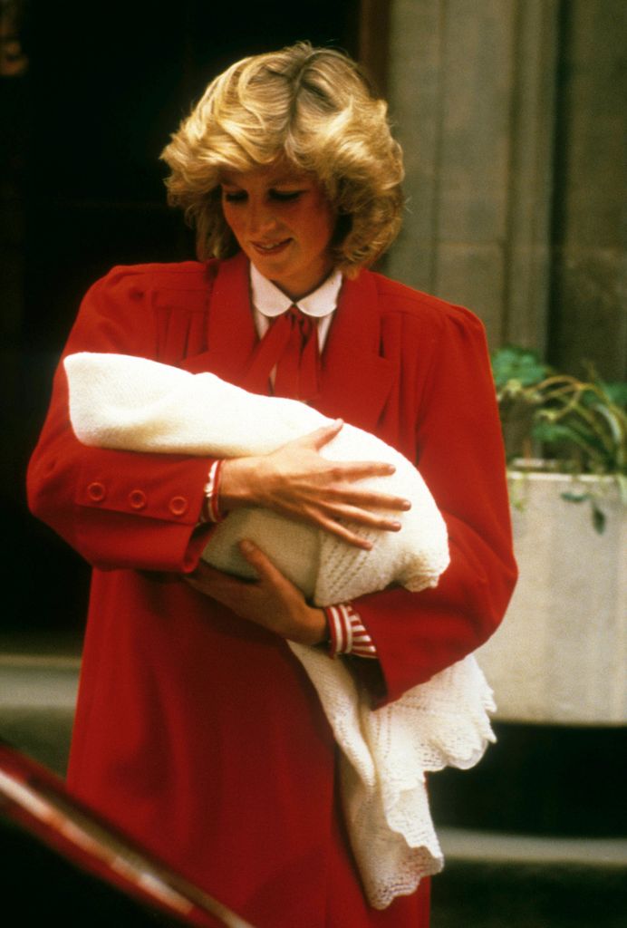 Princess Diana with Prince Harry