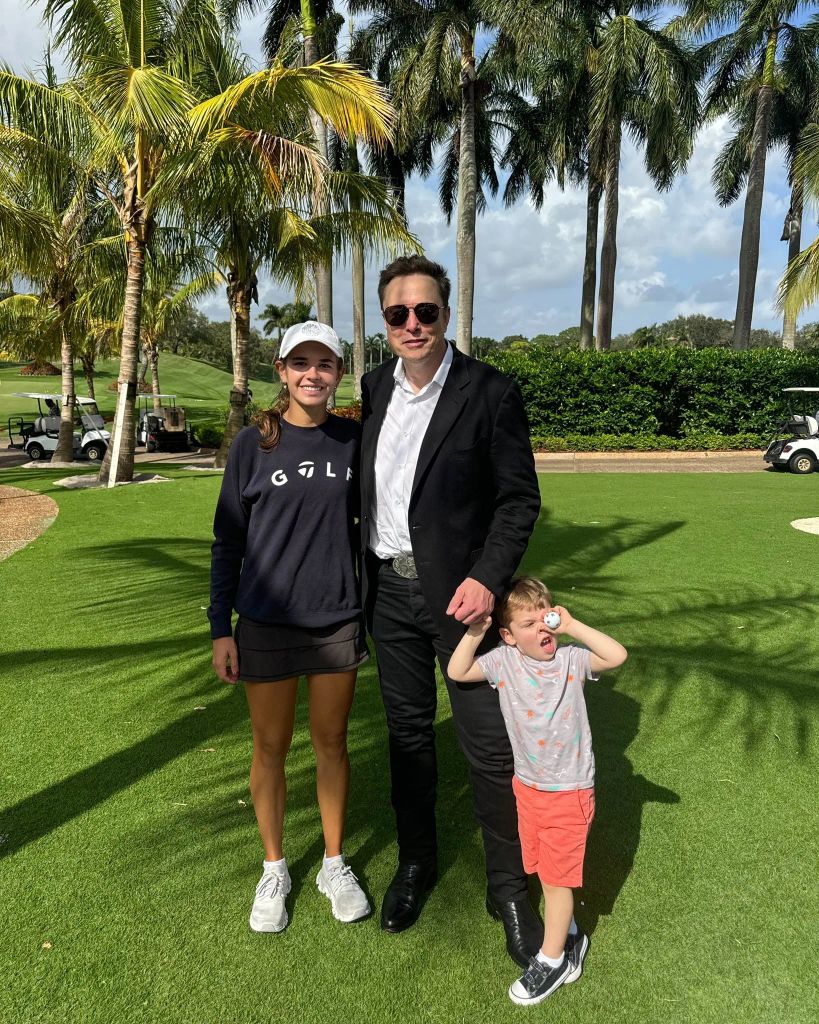 Elon with Kai and his son