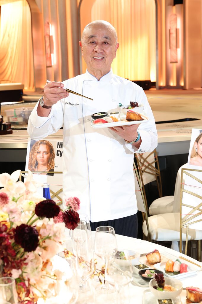 Chef Nobu Matsuhisa attends the 83rd Annual Golden Globes Red Carpet Rollout at The Beverly Hilton on January 08, 2026 in Beverly Hills, California
