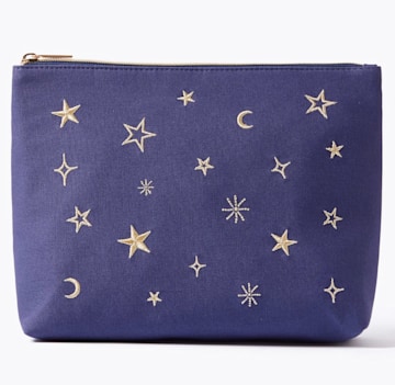 m&s star print makeup bag