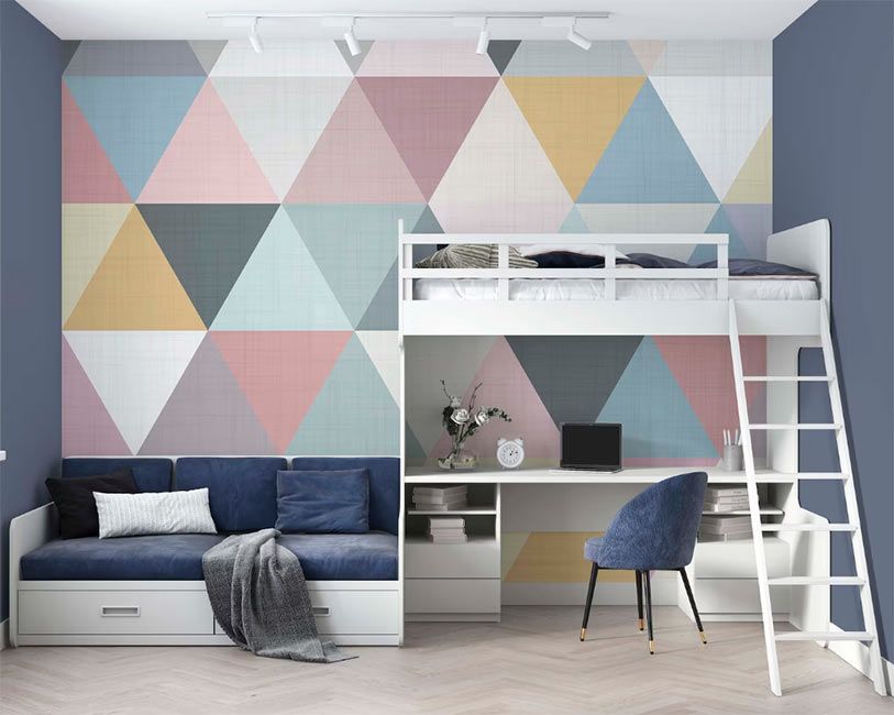 geometric wall paper