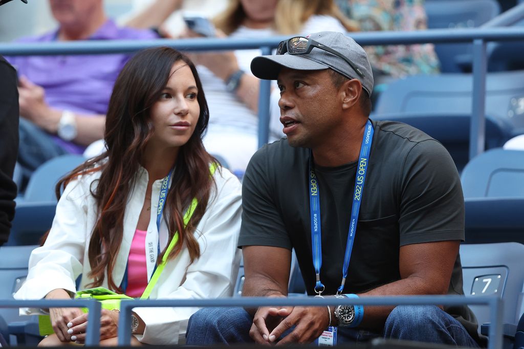 Tiger Woods and Erica Herman at the US Open