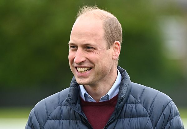 Prince William wears a puffer jacket