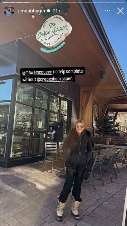 Jenna stopped for a sweet treat