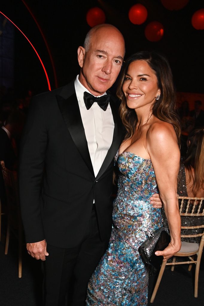 Lauren sanchez jeff bezos amfar
