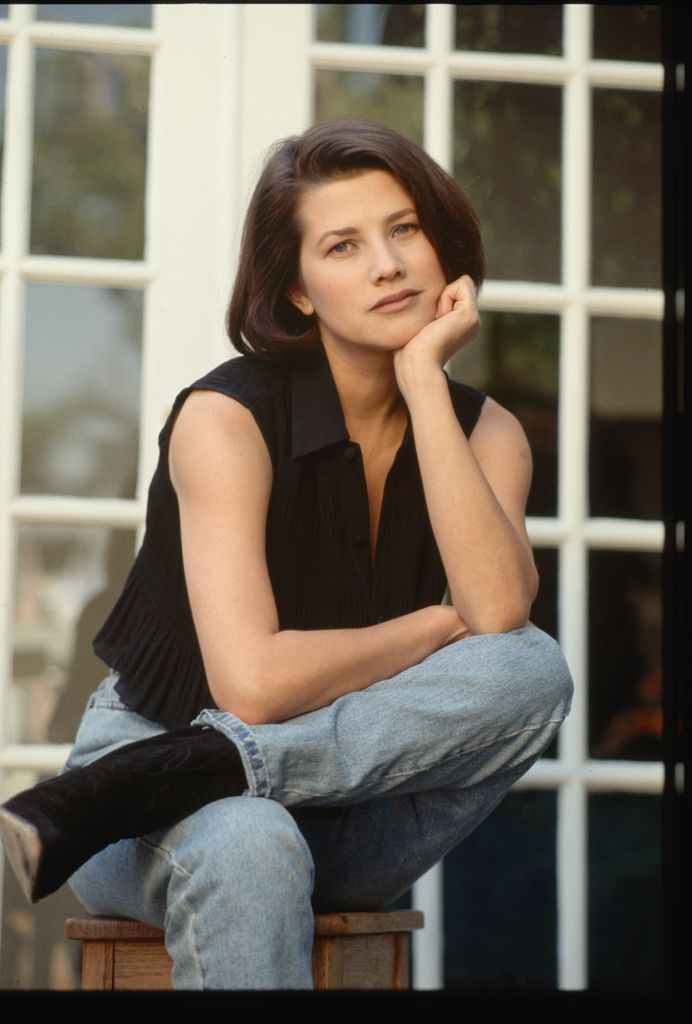 Portrait of actress Daphne Zuniga from the television series Melrose Place.   (Photo by Lynn Goldsmith/Corbis/VCG via Getty Images)
