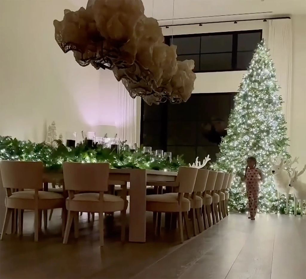 Khloe's Christmas decorations are insane
