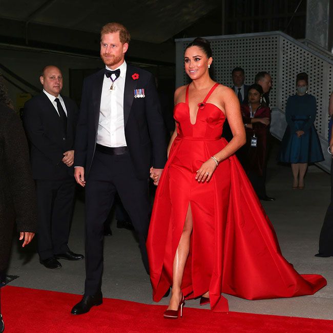 meghan markle red