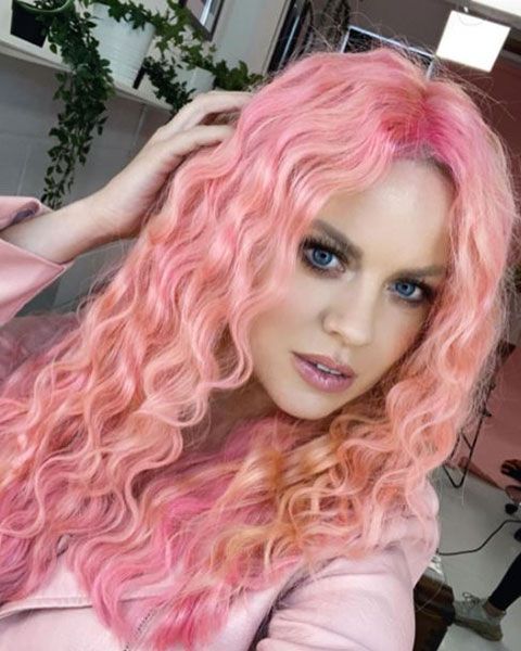 joanne clifton pink hair