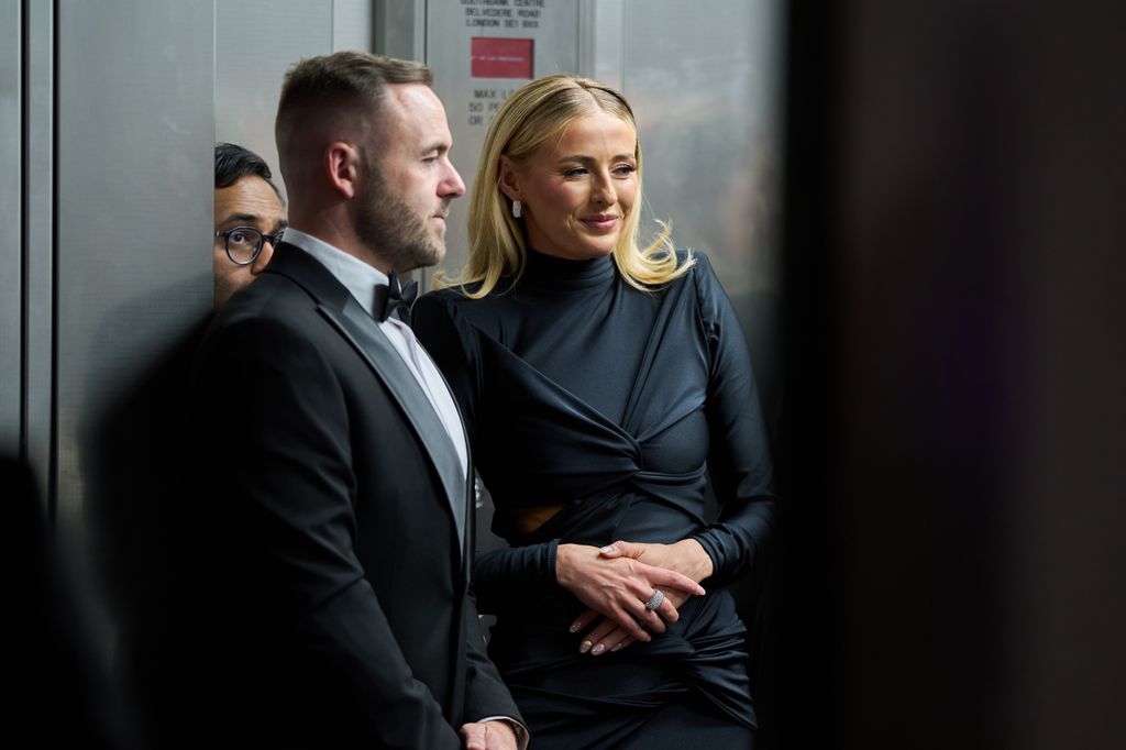 Chloe Kelly dans les coulisses lors des BAFTA Television Awards 2025 avec son mari, Scott