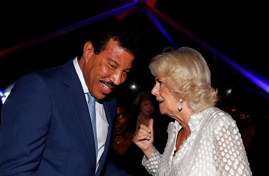 lionel richie and duchess of cornwall barbados