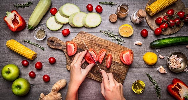Fruit veg chopping board